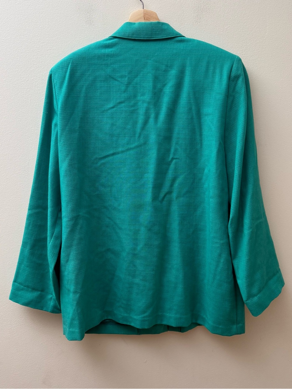 Sag Harbor Teal Single-Button Blazer - Picture 6 of 9